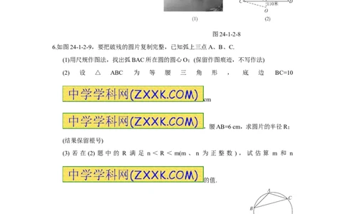 24.1.2垂直于弦的直径_人教版数学九年级上册_版本一_人教版数学九年级上册（RJ）--5同步练习_人教版数学九年级上册（RJ）--5同步练习