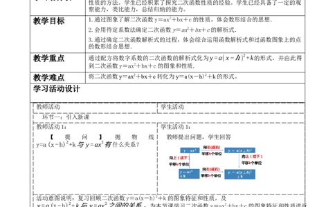 22.1.4二次函数y=ax^2+bx+c的图象与性质_人教版数学九年级上册_版本二_九年级数学上册（人教版）_大单元教学课件+教学设计-U42_第二十二章二次函数
