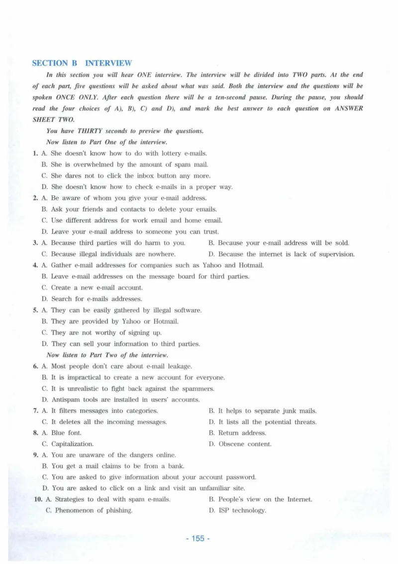 HY新版专八听力800题_英语专八真题c_专八各板块专项资料合集_B6-专八听力800题