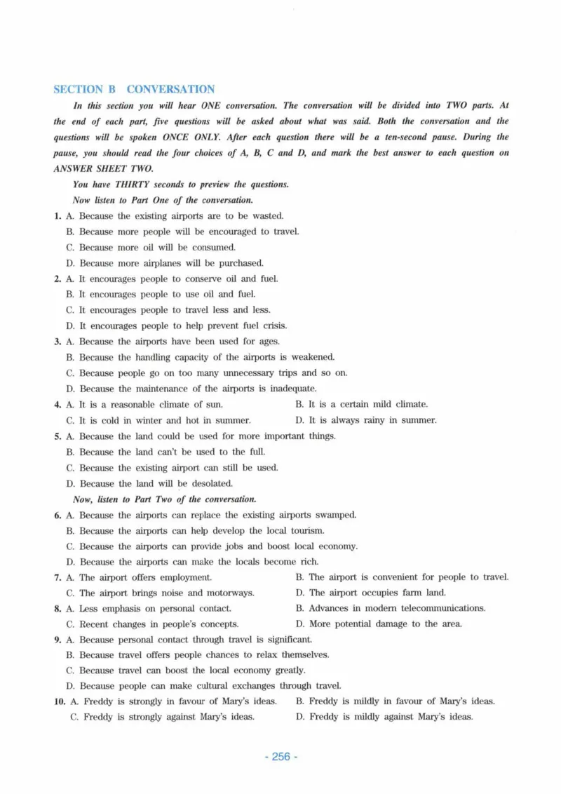 HY新版专八听力800题_英语专八真题c_专八各板块专项资料合集_B6-专八听力800题