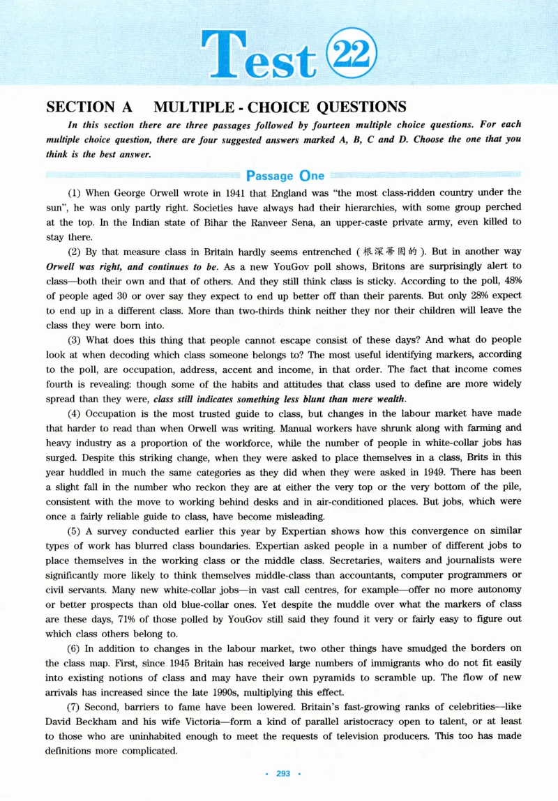 part420篇阅读高分冲刺_英语专八真题c_专八版本1(优先学)_专八各类练习(赠送资料)_华研专八练习_华研新版专八_华研专八阅读180篇_最新版_拆分版本