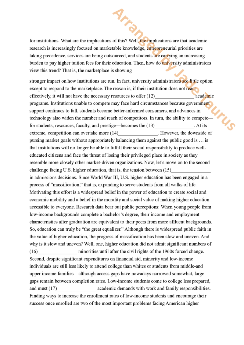 2011-2023minilecture潜在答案训练-打印_英语专八真题c_专八版本1(优先学)_专八必看重点资料(赠送)