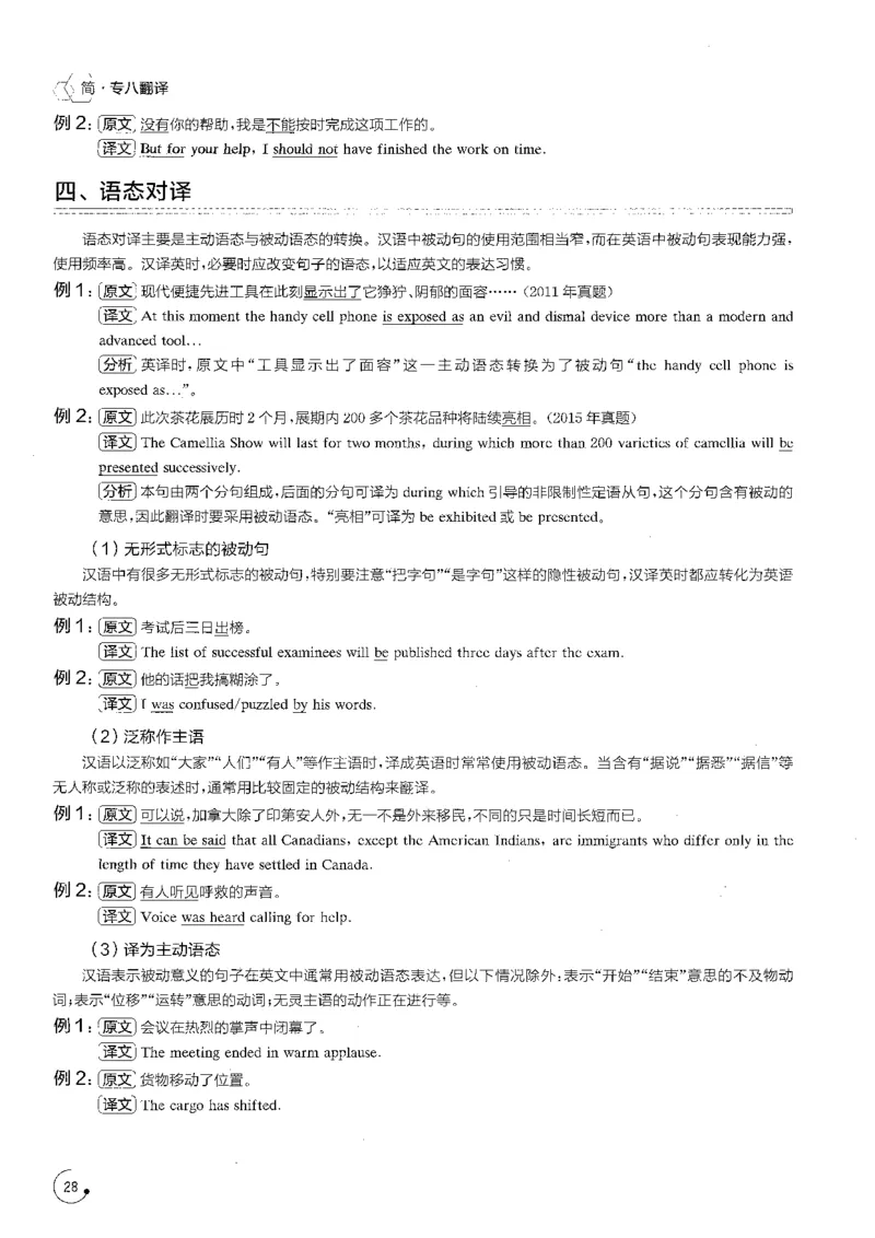 part2翻译技巧及常见问题分析_英语专八真题c_专八版本1(优先学)_专八各类练习(赠送资料)_星火专八练习_专八翻译180篇_拆分版本
