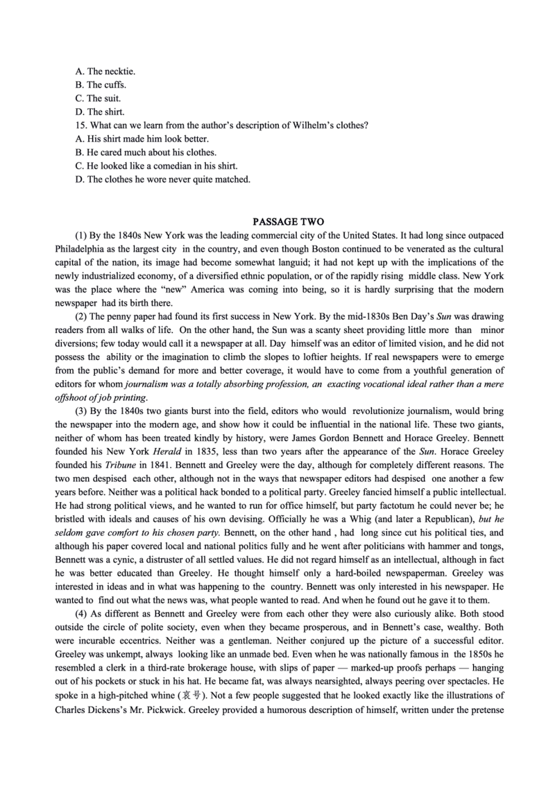 2019年英语专八真题(可复制可搜索)_英语专八真题c_专八历年真题2009-2025_新题型专八(2009~2025)_2019年专八真题+音频+解析