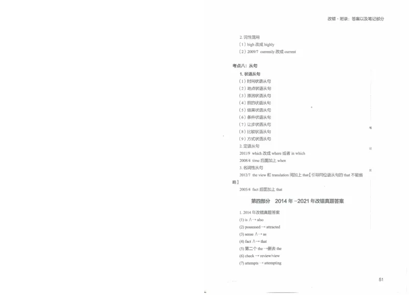 2022专八改错_英语专八真题c_专八版本1(优先学)_专八各类练习(赠送资料)_王菲改错八宗罪（22年）