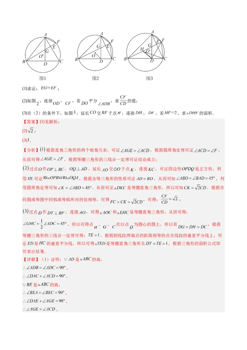 专题02圆周角定理（专项训练）（教师版）_人教版数学九年级上册_版本二_九年级数学上册（人教版）_单元知识复习专项-U105_2026版
