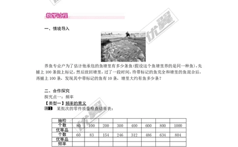 25.3用频率估计概率1_人教版数学九年级上册_版本一_人教版数学九年级上册（RJ）--2教案_人教版数学九年级上册（RJ）--2教案