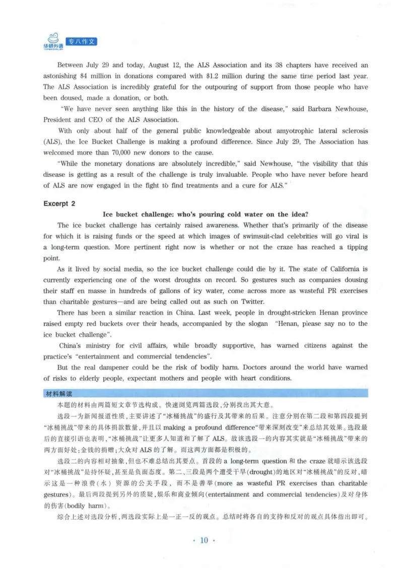 HY新版专八写作100篇_英语专八真题c_专八各板块专项资料合集_B7-专八写作100篇