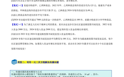 专题02一元二次方程的应用的五类综合题型（压轴题专项训练）（学生版）_人教版数学九年级上册_版本二_九年级数学上册（人教版）_压轴题专项-V5_2026版