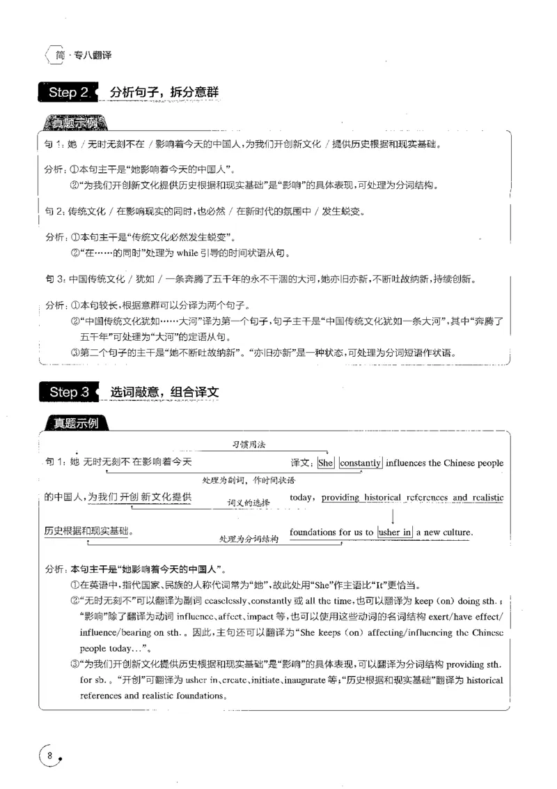part1翻译应试指南_英语专八真题c_专八版本1(优先学)_专八各类练习(赠送资料)_星火专八练习_专八翻译180篇_拆分版本