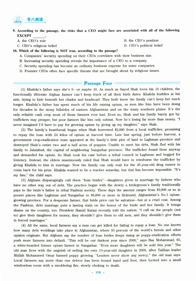 part365篇阅读模拟集训_英语专八真题c_专八版本1(优先学)_专八各类练习(赠送资料)_华研专八练习_华研新版专八_华研专八阅读180篇_最新版_拆分版本