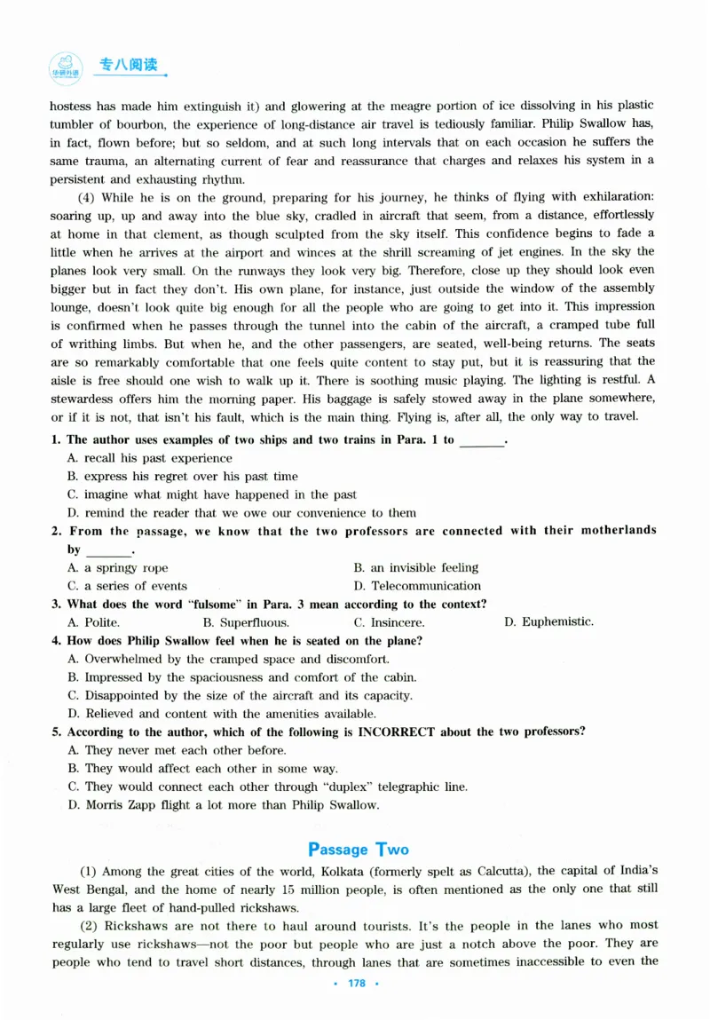 part365篇阅读模拟集训_英语专八真题c_专八版本1(优先学)_专八各类练习(赠送资料)_华研专八练习_华研新版专八_华研专八阅读180篇_最新版_拆分版本