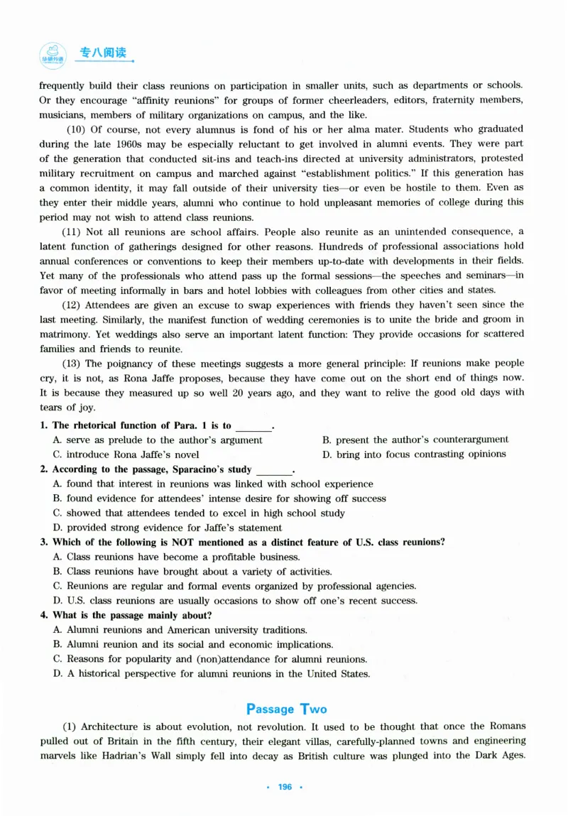 part365篇阅读模拟集训_英语专八真题c_专八版本1(优先学)_专八各类练习(赠送资料)_华研专八练习_华研新版专八_华研专八阅读180篇_最新版_拆分版本