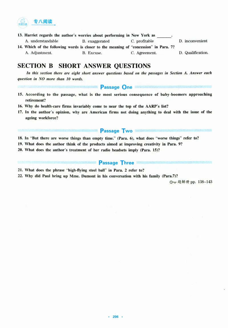part365篇阅读模拟集训_英语专八真题c_专八版本1(优先学)_专八各类练习(赠送资料)_华研专八练习_华研新版专八_华研专八阅读180篇_最新版_拆分版本