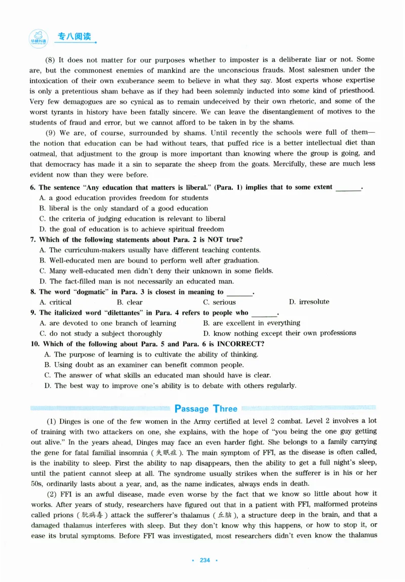 part365篇阅读模拟集训_英语专八真题c_专八版本1(优先学)_专八各类练习(赠送资料)_华研专八练习_华研新版专八_华研专八阅读180篇_最新版_拆分版本