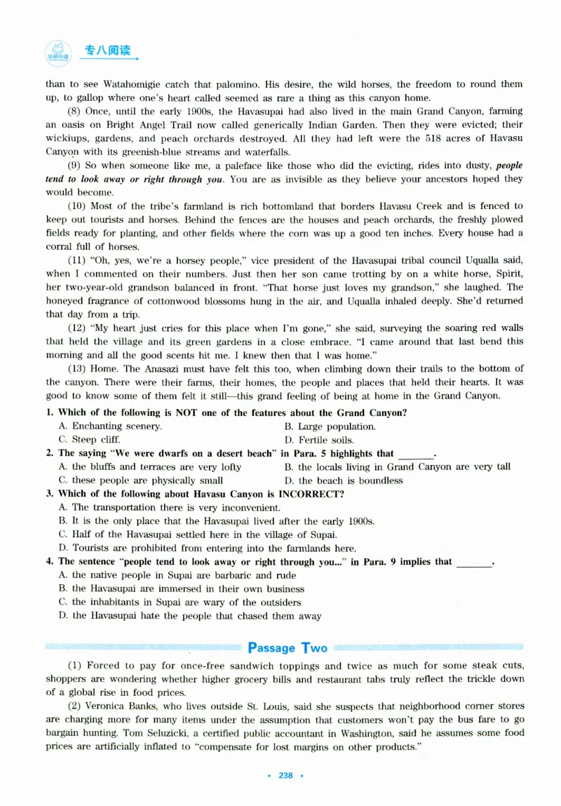 part365篇阅读模拟集训_英语专八真题c_专八版本1(优先学)_专八各类练习(赠送资料)_华研专八练习_华研新版专八_华研专八阅读180篇_最新版_拆分版本