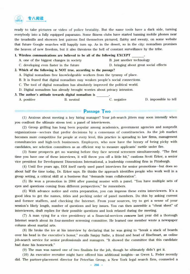part365篇阅读模拟集训_英语专八真题c_专八版本1(优先学)_专八各类练习(赠送资料)_华研专八练习_华研新版专八_华研专八阅读180篇_最新版_拆分版本