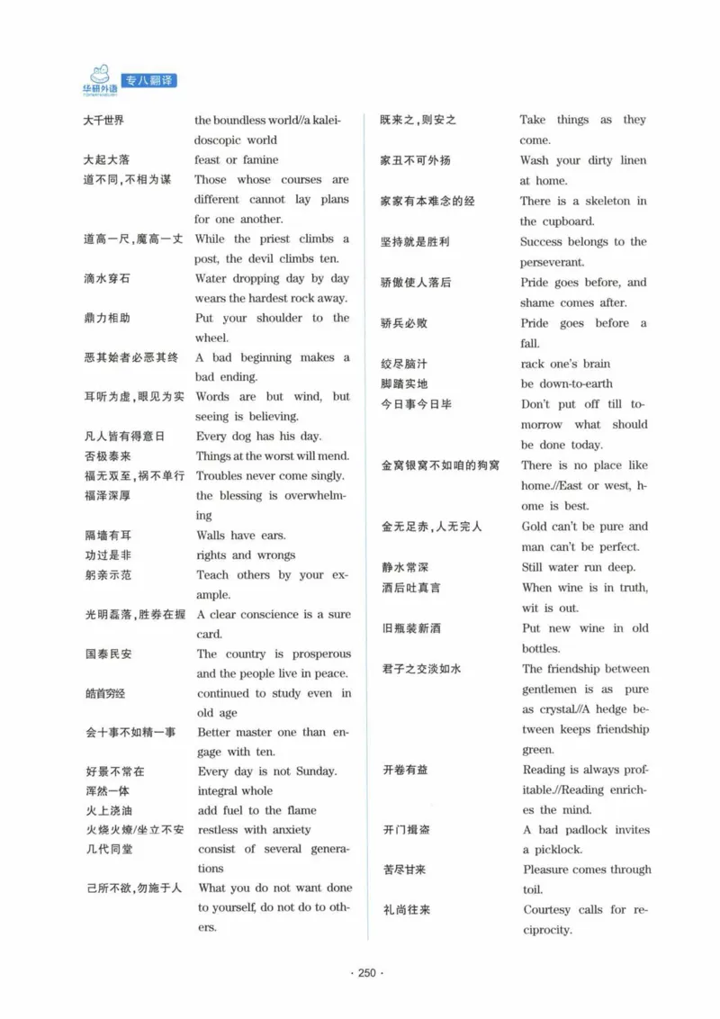 HY新版专八翻译160篇_英语专八真题c_专八各板块专项资料合集_B4-专八翻译160篇