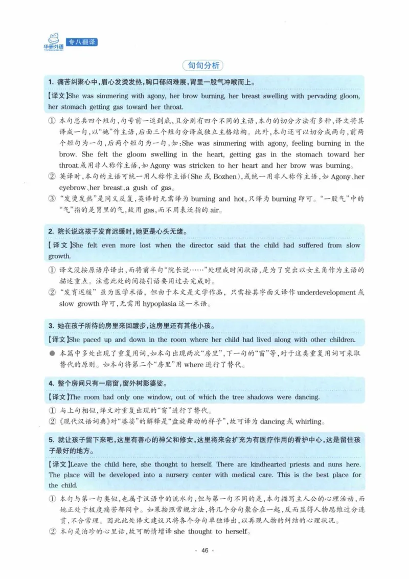 HY新版专八翻译160篇_英语专八真题c_专八各板块专项资料合集_B4-专八翻译160篇