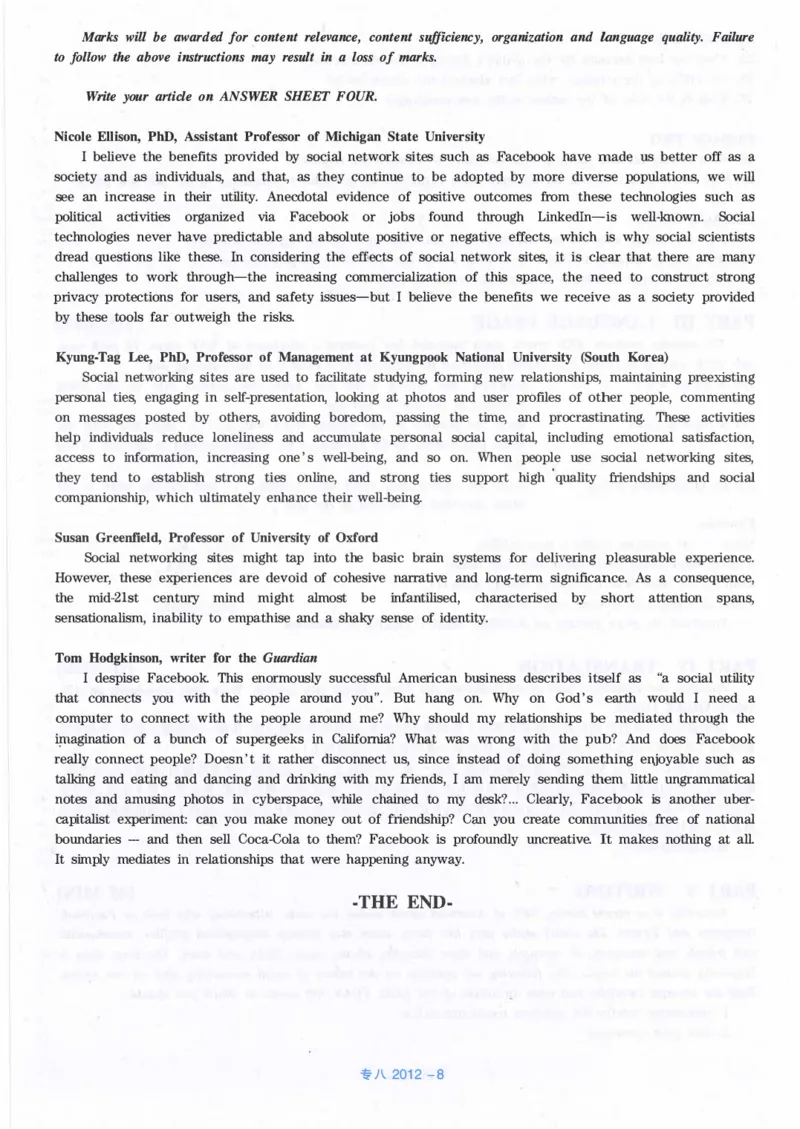 2012年英语专八真题(可复制可搜索)_英语专八真题c_专八历年真题2009-2025_新题型专八(2009~2025)_2012年专八真题+音频+解析
