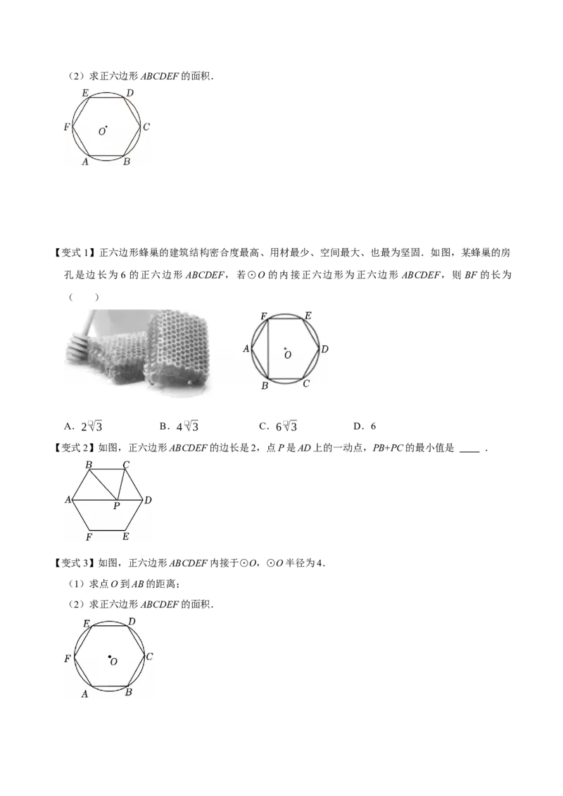 专题04圆（期末复习讲义）（原卷版）_人教版数学九年级上册_版本二_九年级数学上册（人教版）_期末专项复习-U276_期末总复习_2026版