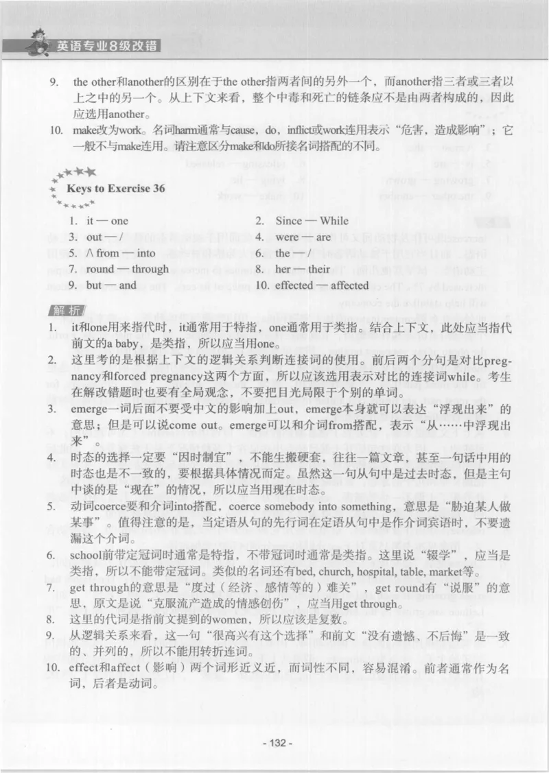 电子书英语专业8级改错冲击波（2014黄皮）_英语专八真题c_专八版本1(优先学)_专八各类练习(赠送资料)_冲击波专八改错专用书