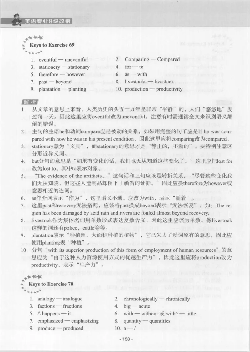 电子书英语专业8级改错冲击波（2014黄皮）_英语专八真题c_专八版本1(优先学)_专八各类练习(赠送资料)_冲击波专八改错专用书
