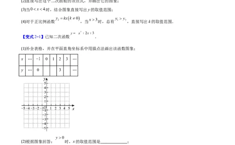 专题04二次函数的图象和性质的五类综合题型（压轴题专项训练）（学生版）_人教版数学九年级上册_版本二_九年级数学上册（人教版）_压轴题专项-V5_2026版