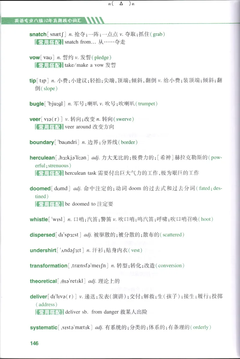 英语专八10年真题核心词汇Lesson1-21全_英语专八真题c_专八版本1(优先学)_专八各类练习(赠送资料)_华研专八练习_华研新版专八_华研专八词汇13000_赠送资料