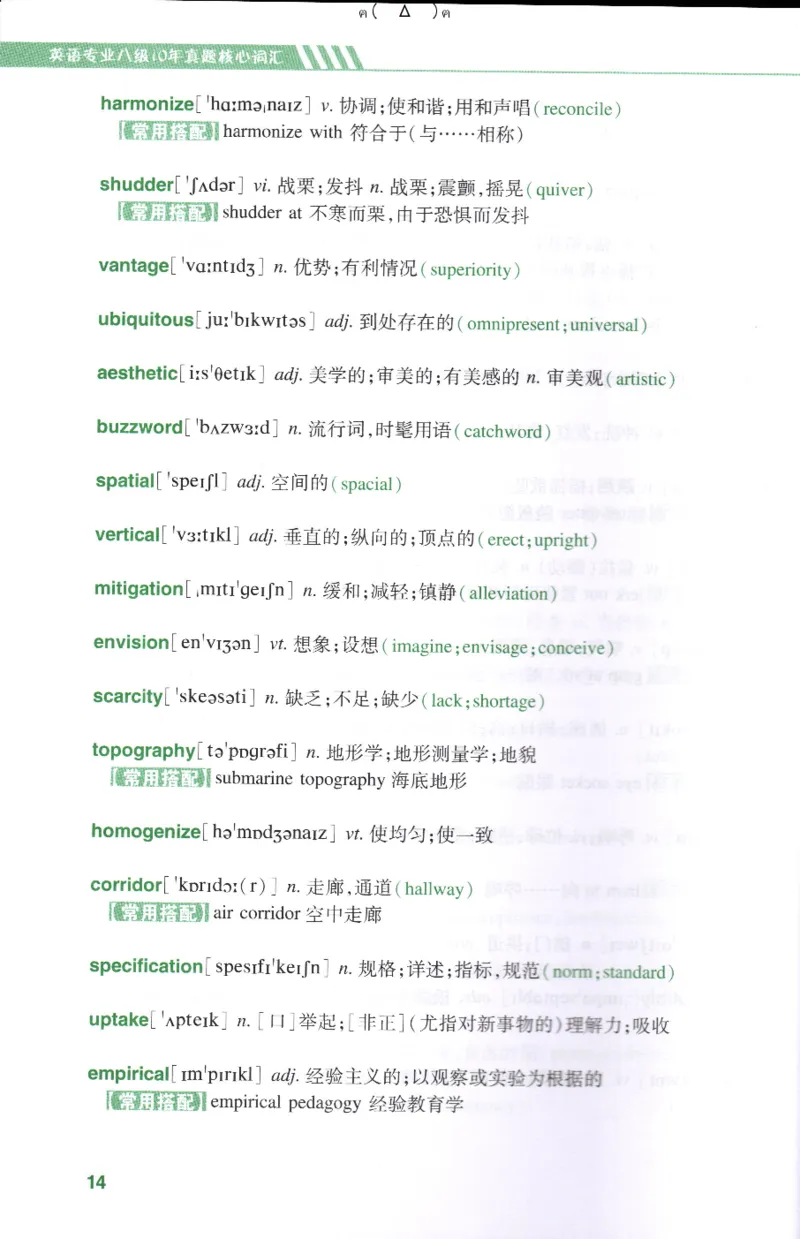 英语专八10年真题核心词汇Lesson1-21全_英语专八真题c_专八版本1(优先学)_专八各类练习(赠送资料)_华研专八练习_华研新版专八_华研专八词汇13000_赠送资料