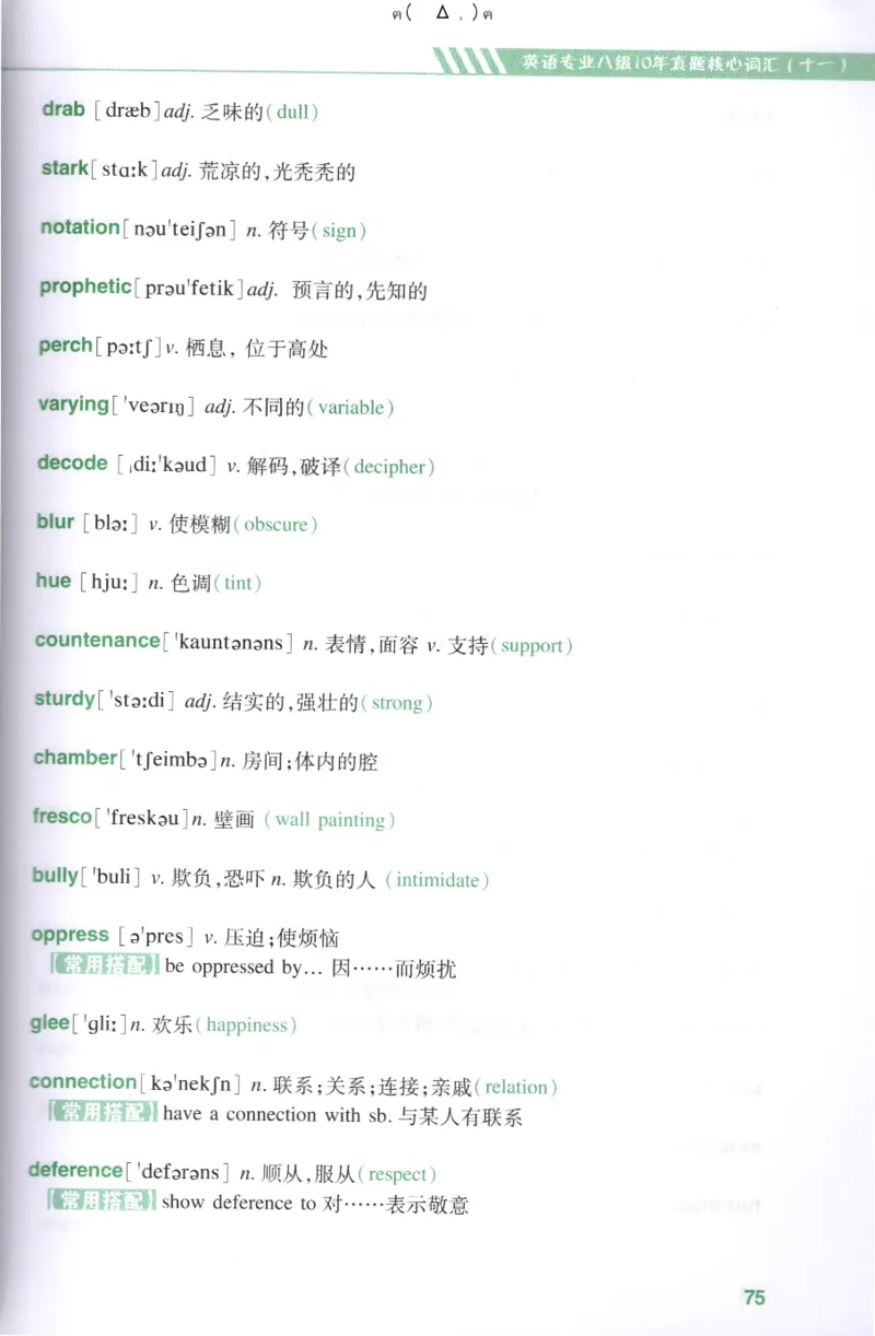 英语专八10年真题核心词汇Lesson1-21全_英语专八真题c_专八版本1(优先学)_专八各类练习(赠送资料)_华研专八练习_华研新版专八_华研专八词汇13000_赠送资料
