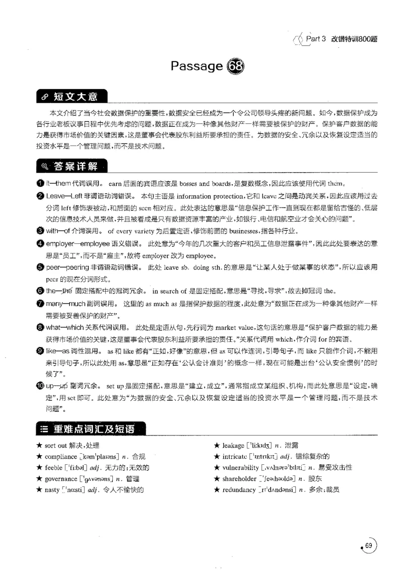 专八改错1200题解析_英语专八真题c_专八版本1(优先学)_专八各类练习(赠送资料)_星火专八练习_专八改错1200题