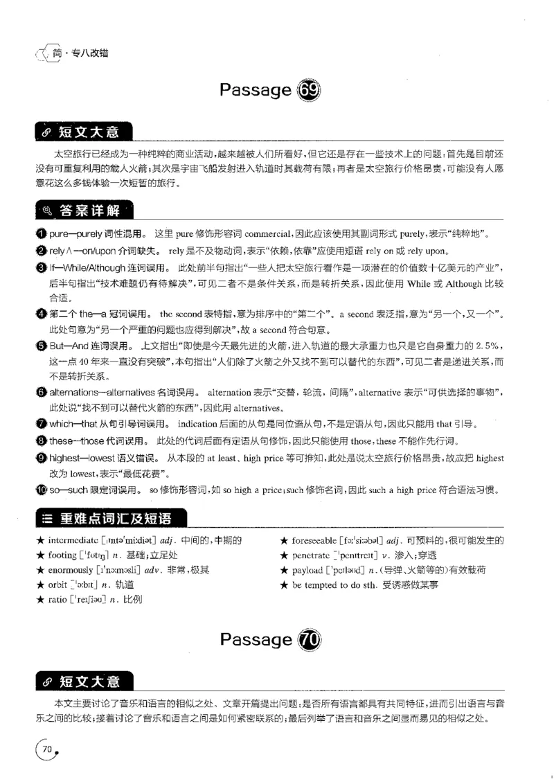 专八改错1200题解析_英语专八真题c_专八版本1(优先学)_专八各类练习(赠送资料)_星火专八练习_专八改错1200题