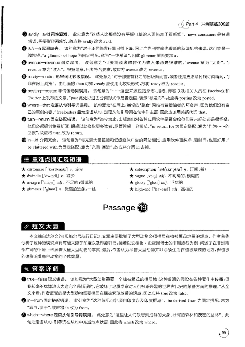 专八改错1200题解析_英语专八真题c_专八版本1(优先学)_专八各类练习(赠送资料)_星火专八练习_专八改错1200题