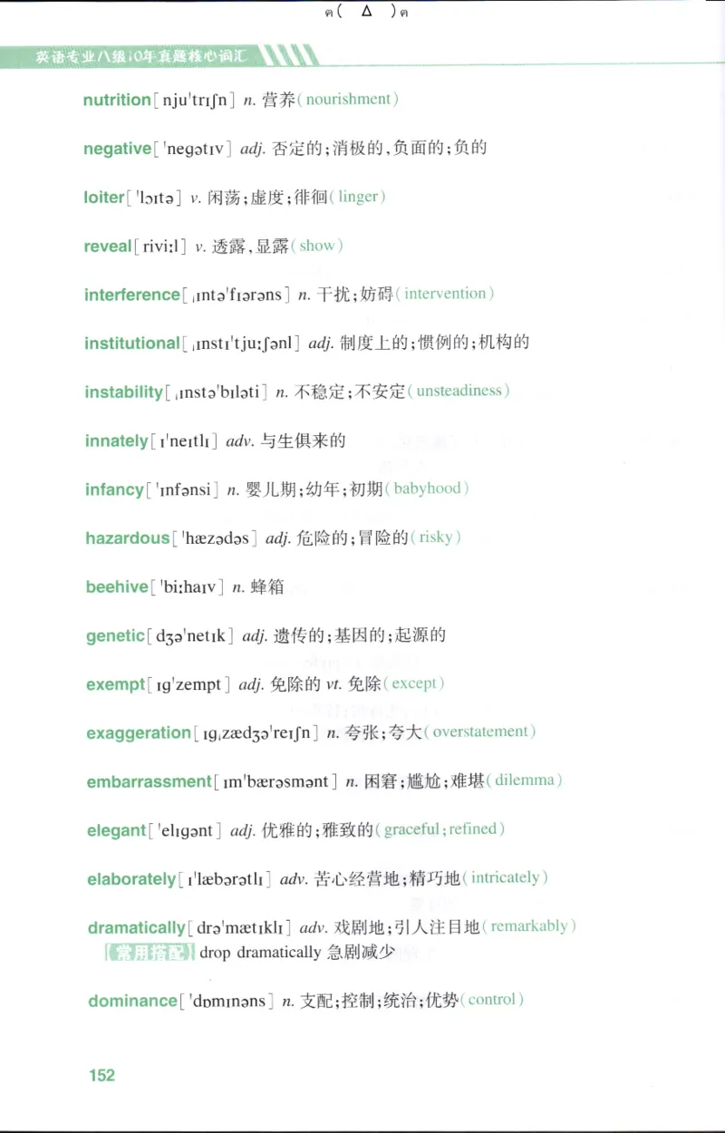 英语专八10年真题核心词汇Lesson1-21_英语专八真题c_专八版本1(优先学)_专八各类练习(赠送资料)_专八备考资料包_1专八词汇备考