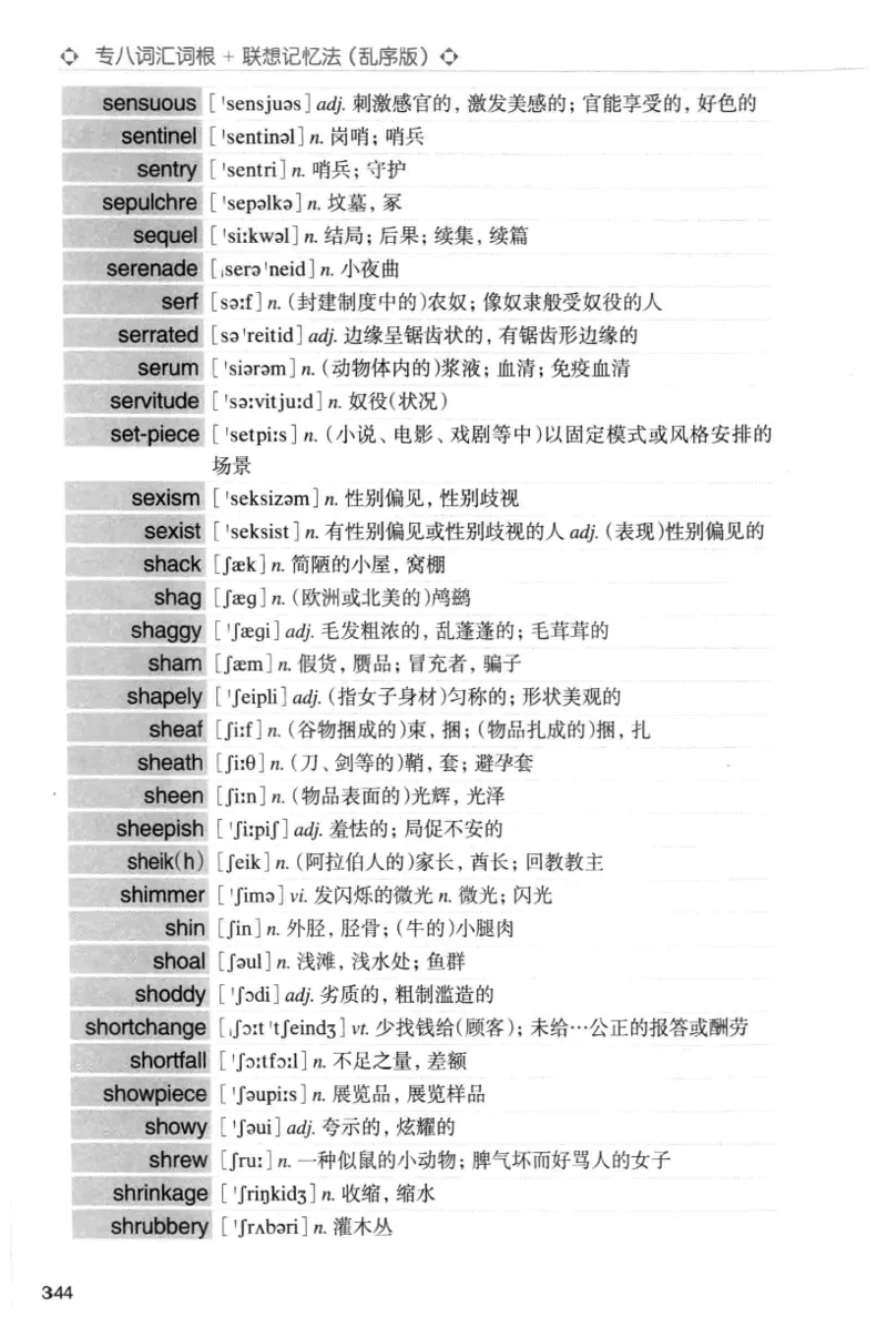 专八词汇词根+联想记忆法_英语专八真题c_专八版本1(优先学)_专八各类练习(赠送资料)_华研专八练习_华研新版专八_华研专八词汇13000_赠送资料