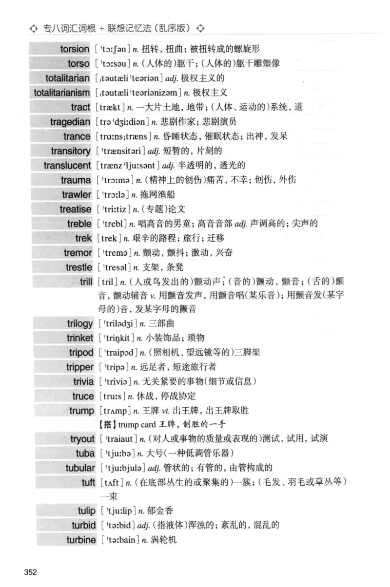 专八词汇词根+联想记忆法_英语专八真题c_专八版本1(优先学)_专八各类练习(赠送资料)_华研专八练习_华研新版专八_华研专八词汇13000_赠送资料