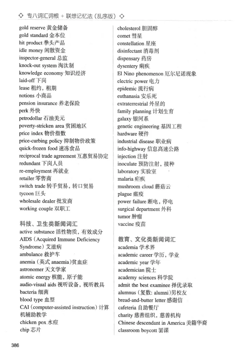 专八词汇词根+联想记忆法_英语专八真题c_专八版本1(优先学)_专八各类练习(赠送资料)_华研专八练习_华研新版专八_华研专八词汇13000_赠送资料