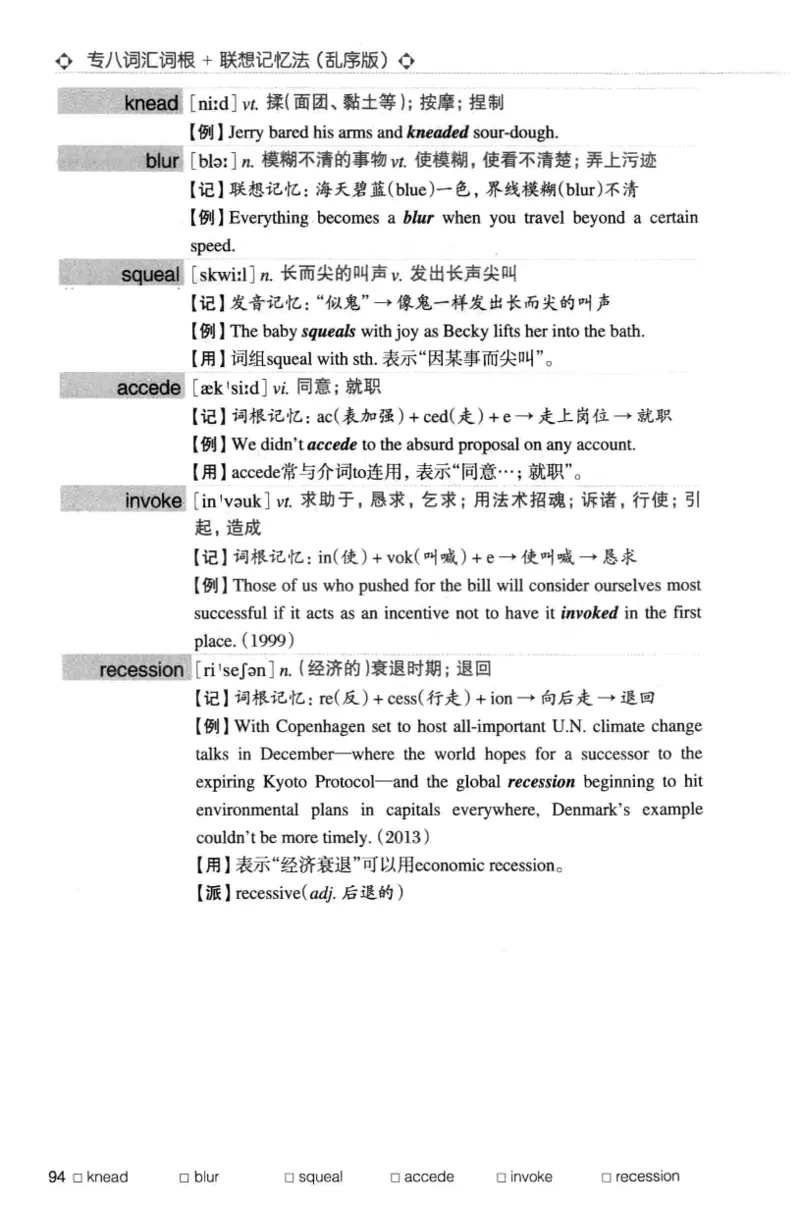 专八词汇词根+联想记忆法_英语专八真题c_专八版本1(优先学)_专八各类练习(赠送资料)_华研专八练习_华研新版专八_华研专八词汇13000_赠送资料