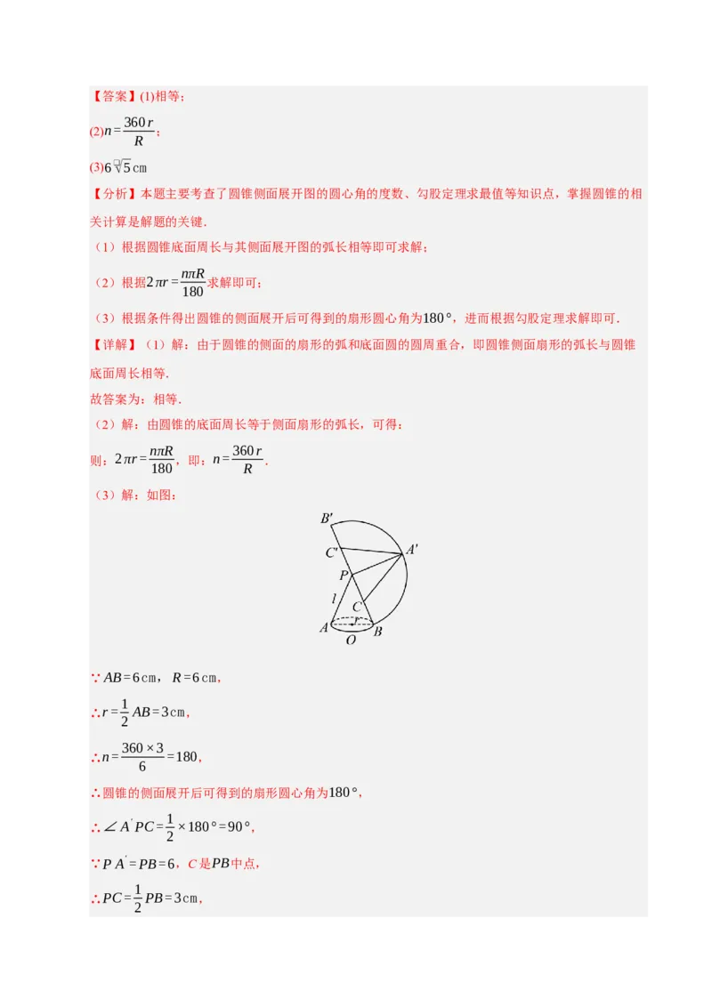 专题04圆（期末知识清单）（解析版）_人教版数学九年级上册_版本二_九年级数学上册（人教版）_期末专项复习-U276_期末总复习_2026版
