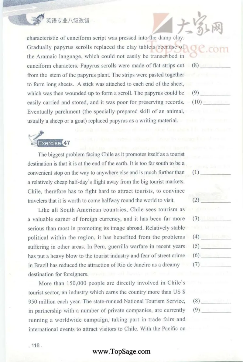 冲击波专八蓝皮改错_英语专八真题c_专八版本1(优先学)_专八各类练习(赠送资料)_冲击波专八改错专用书