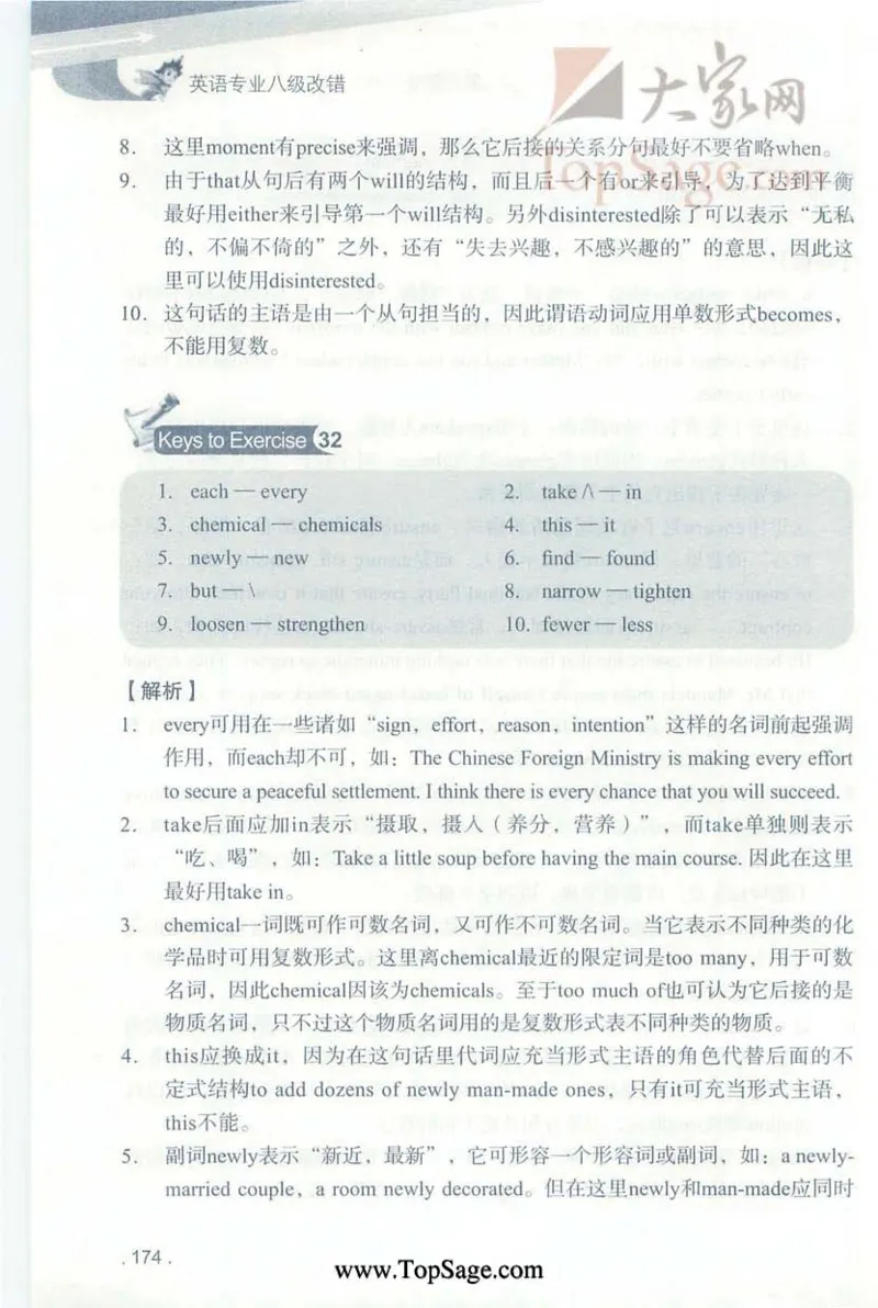 冲击波专八蓝皮改错_英语专八真题c_专八版本1(优先学)_专八各类练习(赠送资料)_冲击波专八改错专用书