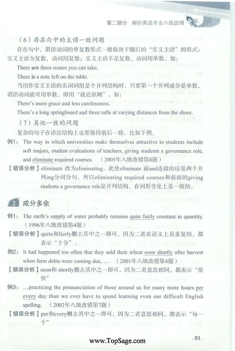 冲击波专八蓝皮改错_英语专八真题c_专八版本1(优先学)_专八各类练习(赠送资料)_冲击波专八改错专用书