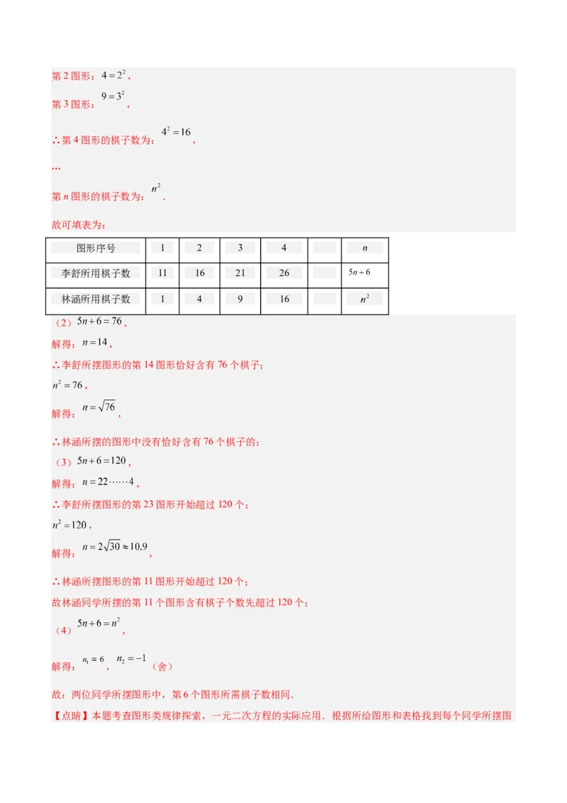 专题04实际问题与一元二次方程重难点题型专训（2个知识点12大题型4大拓展训练自我检测）（教师版）_人教版数学九年级上册_版本二_九年级数学上册（人教版）_重难点专题提升-V7