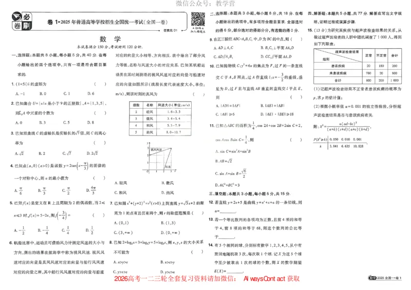 2026《理想树&bull;高考试题攻略》第1期数学_高中三年全科资料_高中_2026版《理想树&bull;高考试题攻略》第1期