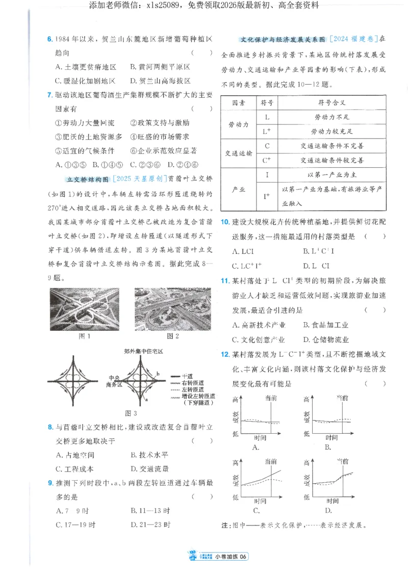 2小卷加练册新高考&middot;地理_高中三年全科资料_高中_高中1_2026版天星教育《金考卷-小题狂练》新高考九科全套首发_2026版金考卷小题狂练地理（新高考）