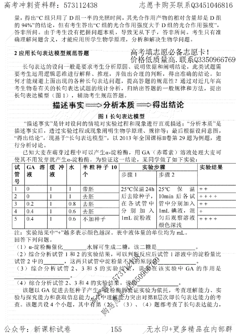 22生物考前指导-志愿卡_高中三年全科资料_高中_高中知识点整理_生物