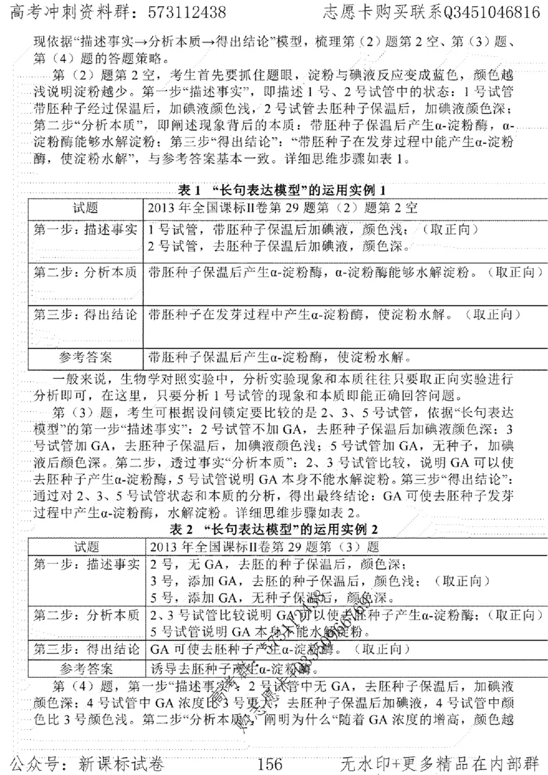 22生物考前指导-志愿卡_高中三年全科资料_高中_高中知识点整理_生物