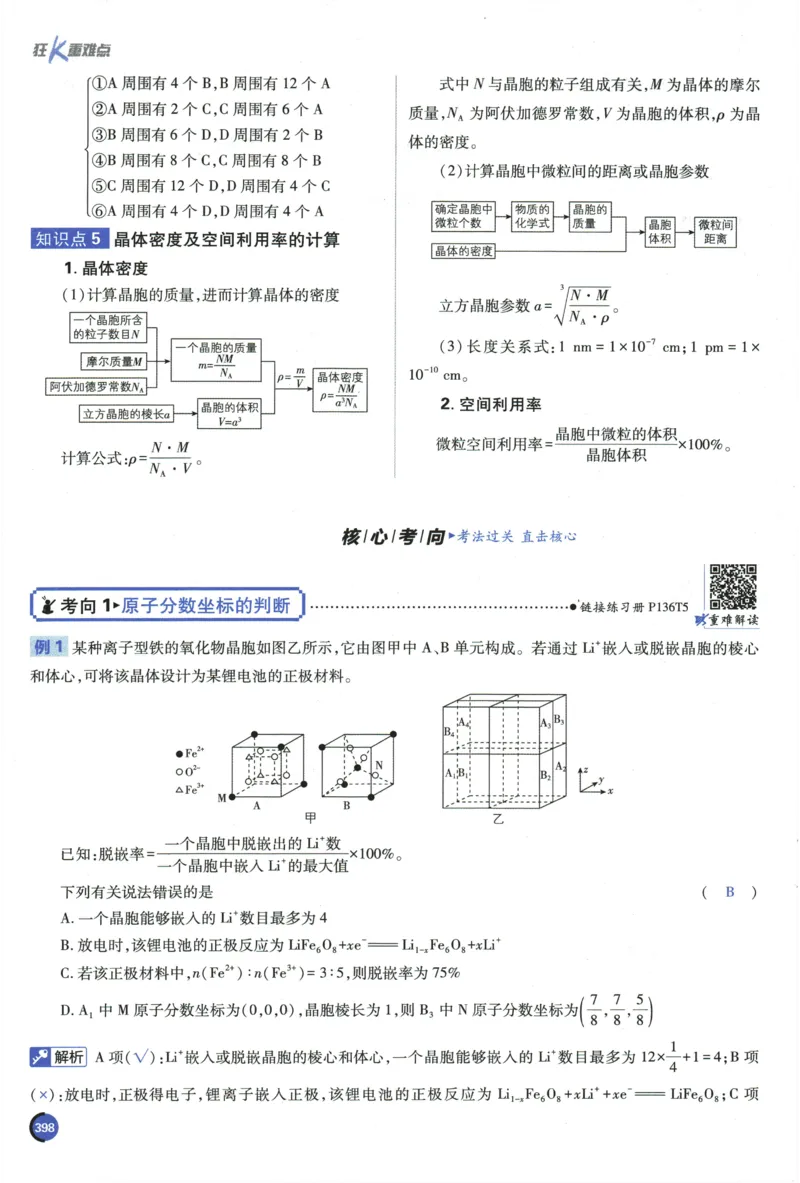 2026《高考必刷题&bull;化学合订本》狂K重难点_高中三年全科资料_高中_2026版高考《必刷题》合订本（数学、英语、物理、化学）（包含狂K+教学课件）