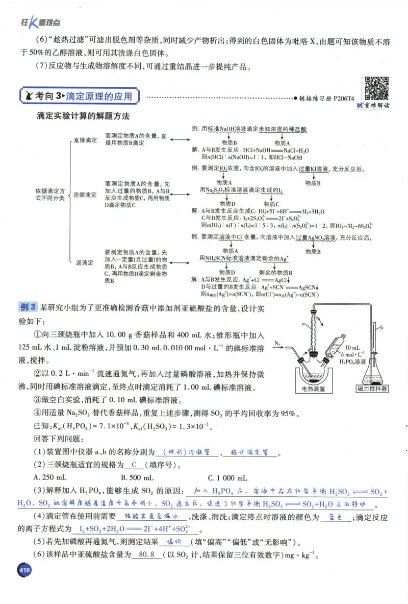 2026《高考必刷题&bull;化学合订本》狂K重难点_高中三年全科资料_高中_2026版高考《必刷题》合订本（数学、英语、物理、化学）（包含狂K+教学课件）